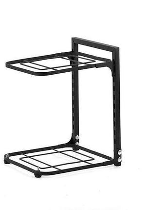 Органайзер для кастрюль stenson r94697: полка с двумя ярусами (26×22×33 см)