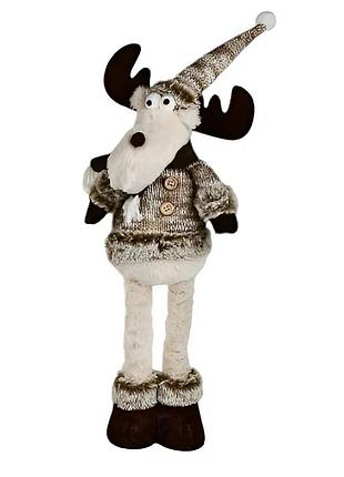 Новогодняя фигура santa&co stenson r96535 60 см с телескопическими ногами для декора помещения, праздничный декор для дома и офиса