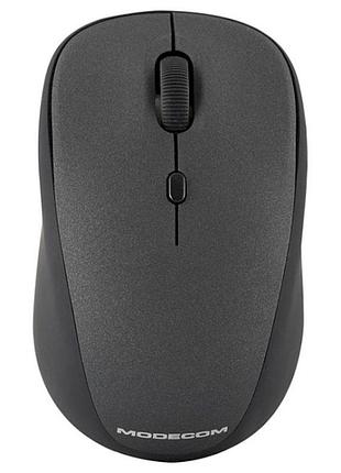 Компьютерная беспроводная мышь modecom m-mc-0wm6-100, оптическая, 800/1600 dpi, черная, для офиса и дома