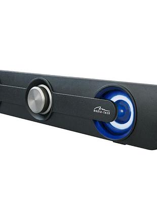 Акустическая система/саундбар media-tech mt3173 5вт usb/mini-jack черный