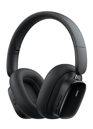 Навушники baseus bowie h1i noise-cancellation wireless headphones bt5.3/3.5mm 100h anc black