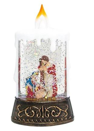 Ночник новогодний музыкальный свеча xmas wdl 23005c 3577 "иисус"
