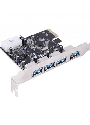 Pci-e контроллер b00158 usb3.0 4ext. molex via rtl