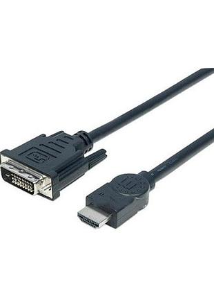 Кабель value b00543 hdmi m-dvi 24m 1.5м ver.1.3