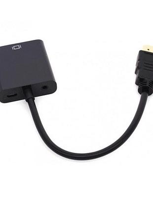 Перехідник value s0223 hdmi m/vga f з аудіо інтерфейсом 20см oem