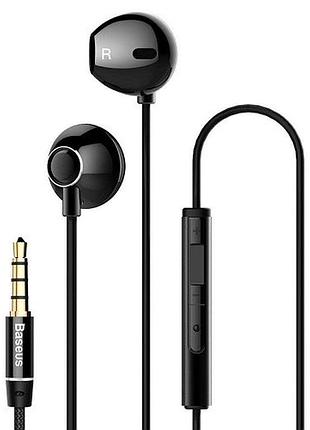 Наушники baseus encok h06 3.5мм mini-jack 1.2м black