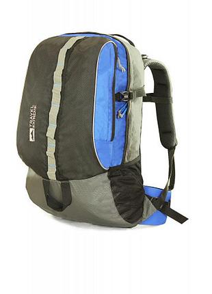 Рюкзак туристичний із вентильованою спиною анатомічної форми travel extreme panda 35l blue