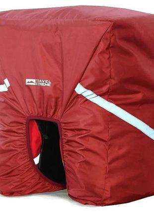 Чохол для захисту велобаулу travelextreme 60l red