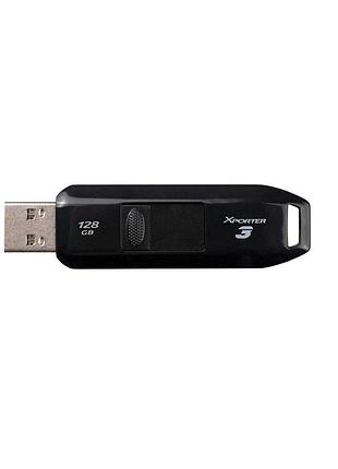 Usb флэш-накопитель, флешка patriot usb 3.2 xporter 3 128gb black (psf128gx3b3u)