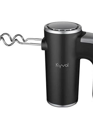 Миксер ручной kyvol hm040, 400w, 5 скоростей, черный цвет (sk-hm040r)