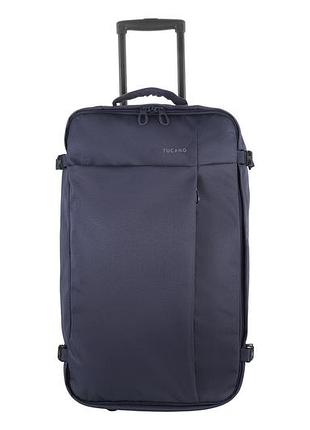 Дорожная сумка tucano tugo m trolley, 40 л, синяя, полиэстер, 36×63×20 см (btrtug-m-b)