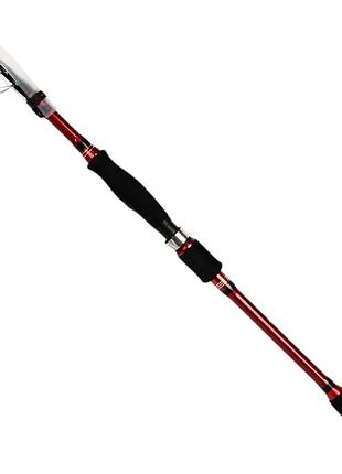Спиннинг телескопический sams fish preema sf24327-2.7, 2.7 м, складной 62 см, тест 10–40 г, с чехлом, красно-черный