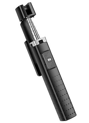 Селфі-монопод hoco wave four-leg live broadcast holder k18 bluetooth 4.0 чорний