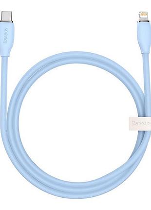 Кабель baseus cagd020103 type‑c → lightning, силікон, 2 м, 20 вт, синій