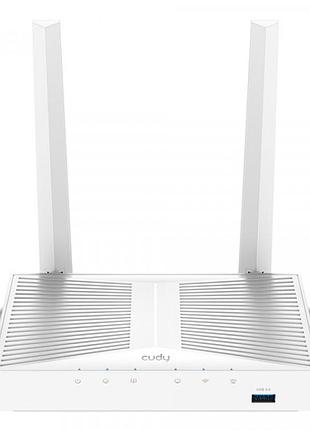 Маршрутизатор cudy wr1300s ac1200 wifi mesh router 2.4 ггц 5 ггц gigabit 4xlan usb 4 антени mu-mimo бездротовий маршрутизатор