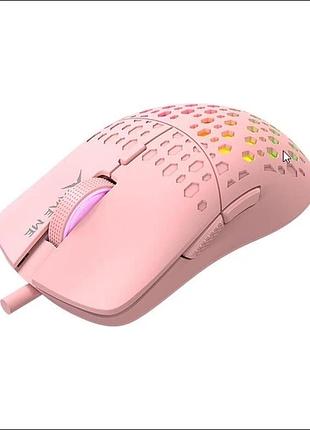 Миша ігрова провідна xtrike me gm-209p gaming mouse |1200-8000 6 step dpi| pink