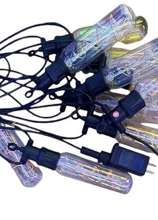 Гірлянда світлодіодна зовнішня "лампочки спіраль" 5м 10led stenson m50062-y