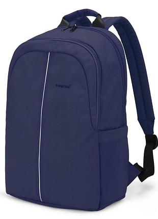 Рюкзак tigernu t-b9017 – водоотталкивающий, 19 л, для ноутбука 15.6", синий оксфорд