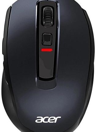 Компьютерная мышь acer omr070, 1600 dpi, usb 2.4 ггц, bluetooth, беспроводная, черная (zl.mceee.02f)