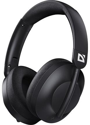 Беспроводные наушники defender freemotion b485 black bluetooth 3.5 мм usb type-c anc накладные с микрофоном (63485)