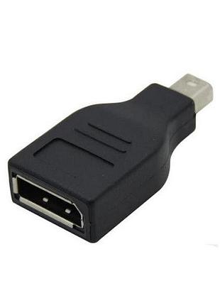 Переходник для передачи звука и видео value s0588 mini displayport m-displayport f черный