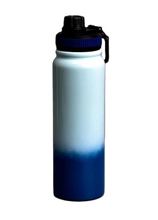 Термобутылка спортивная stenson mt-4929-80 для воды 800 мл blue