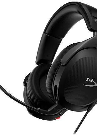 Гарнитура hyperx cloud stinger 2, накладная, микрофон 3.5мм, черная