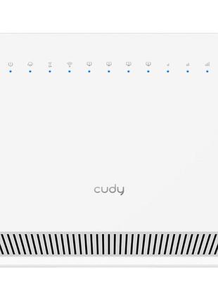 Маршрутизатор cudy lt700e ac1200 wi-fi 4g lte cat6 gigabit router, до 867 mbps, dual-band 2.4/5 ггц, 4 lan порта, стабильное и