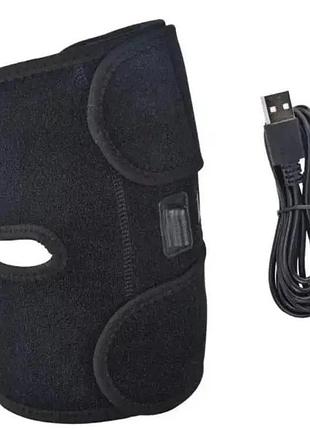 Наколенник, бандаж на колено с подогревом tingpai tp-02 black