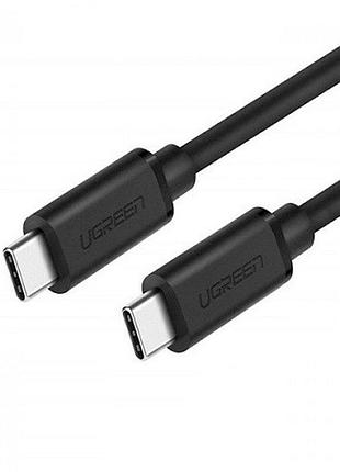 Кабель usb 2.0 type-c m-m ugreen us286 2м 18w cable nickel plating 10306 чорний
