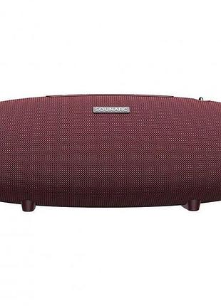 Портативная bluetooth колонка sounarc r1 ipx6 bt5.3 aux/tf 40вт tws 16h max red