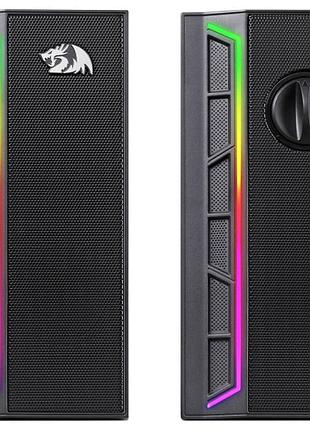 Колонки 2.0 redragon calliope 71791 с rgb подсветкой usb/3.5 мм