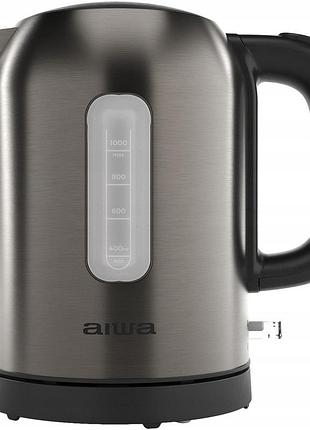 Чайник электрический aiwa ryujin akt-1000, 1 л, 2200 вт, strix, скрытый нагревательный диск