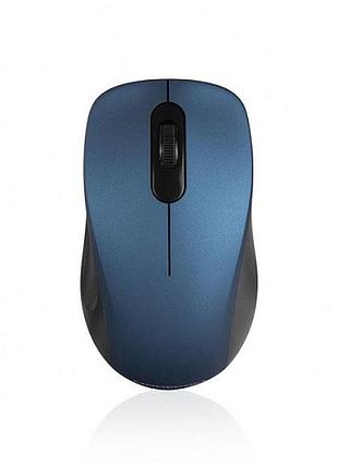 Мышка modecom mc-wm10s беспроводная 3 кнопки 1600 dpi silent black-blue