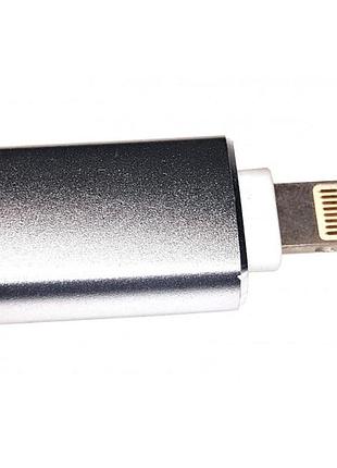 Переходник otg lightning – usb 3.0 af kingda s0999 apple silver