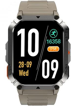 Смарт-часы blackview w70 pro с дисплеем tft 2,01", аккумулятор 900 ма·ч, корпус из пластика, цвет хаки