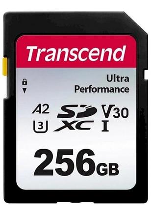 Карта памяти transcend 256gb sdхc/340s/c10/uhs-i (ts256gsdc340s)