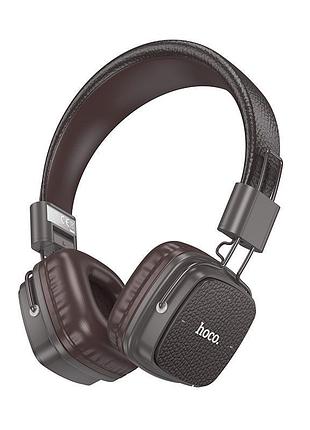 Беспроводные наушники hoco w56 bluetooth с поддержкой aux 250 мач до 28 часов