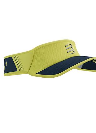 Козырек для бега compressport visor ultralight, blues/green sheen