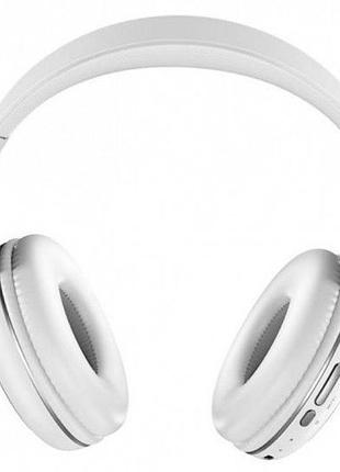 Наушники bluetooth hoco w23 brilliant sound 300мач 20мвт белые
