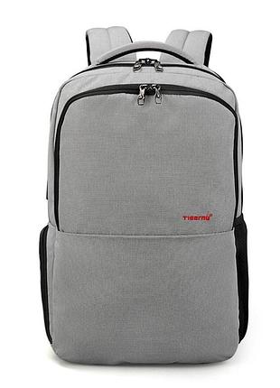 Рюкзак tigernu t-b3259, 20 л, внешний usb-порт, ноутбук до 15.6", плотный нейлон, серый