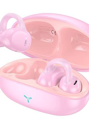 Навушники hoco auspicious clip-on true wireless bt headset ew57 bt5.3 70/450mah 11h pink