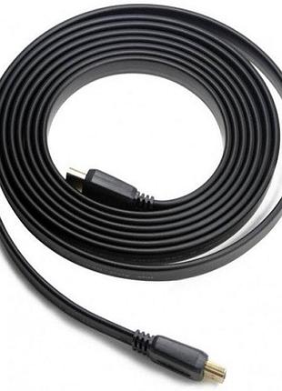 Кабель hdmi m-m value s0270 3м v1.4 4k 60hz плоский черный