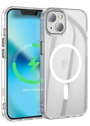 Чехол hoco magnetic series airbag anti-fall protective shell для iphone 13 6.1"