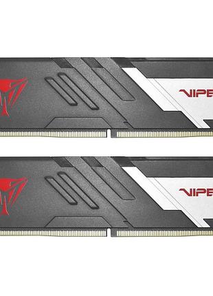 Модули памяти patriot viper venom ddr5 32 гб, 6000 мгц, cl36, комплект 2×16 гб – черно-серый корпус, высокая совместимость с