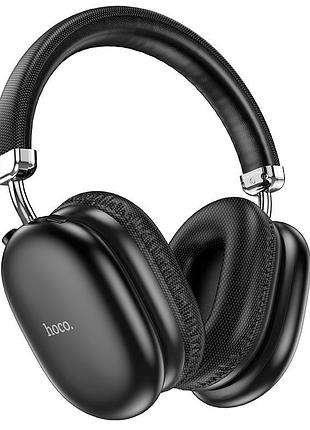 Накладные наушники с микрофоном hoco w35 max joy bluetooth 5.3/sd-карта/до 90 часов черный (26564)