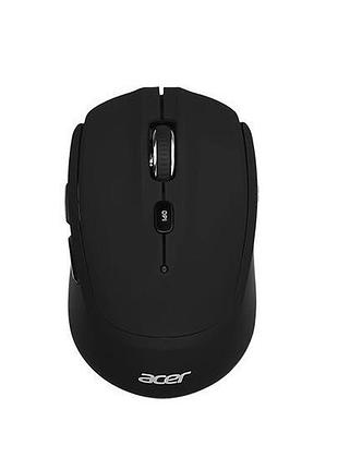 Мышь компьютерная acer omr040 black, беспроводное подключение usb, 1600 dpi (zl.mceee.02c)