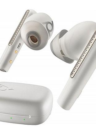 Наушники с микрофоном вакуумные poly tws voyager free 60 earbuds/bt700a/bchc/type-c/102 дб white (7y8l3aa)