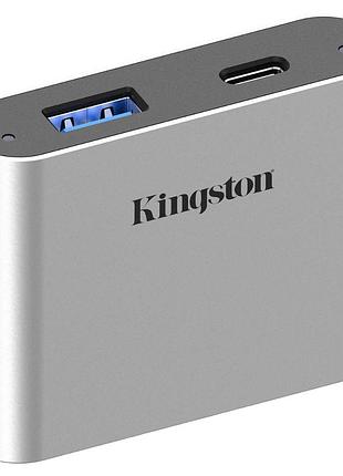 Кардрідер kingston wfs-usb usb 3.2 gen1 workflow 5g usb-a and usb-c minihub