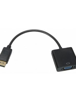 Перехідник value s0133 displayport m/vga f 0.2м чорний